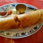 Chicken Mixed Vegetable Dosa