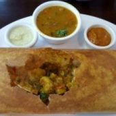 Chicken Vindaloo Dosa (Hot)