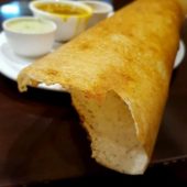 Lamb Palak Spinach Dosa