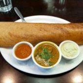 Shrimp Masala Dosa